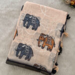 Elegant Linen Cotton Saree for women