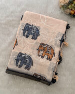 Elegant Linen Cotton Saree for women