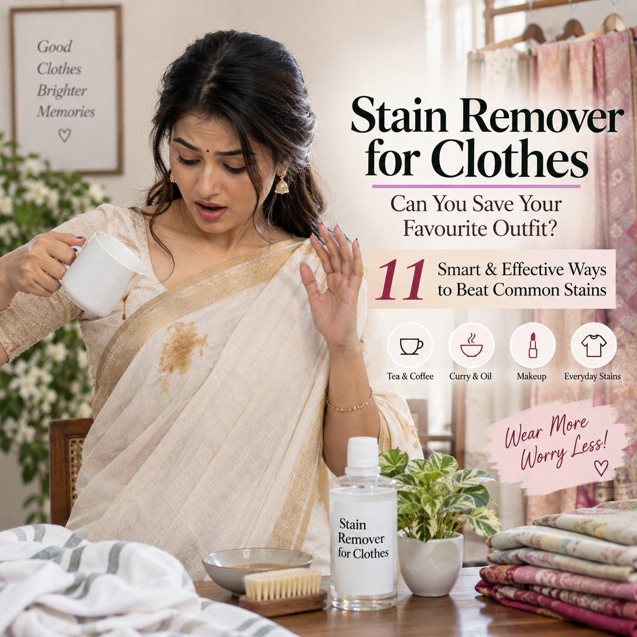 Stain Remover for Clothes: Can You Save Your Favourite Outfit? 11 Smart & Effective Ways to Beat Common Stains